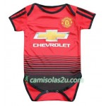 Camisolas de Futebol Manchester United Mini Equipamento Principal 2018/19 Manga Curta